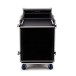 Trojan Pro 12U Heavy-Duty Wheeled Mixer Rack Flight Case