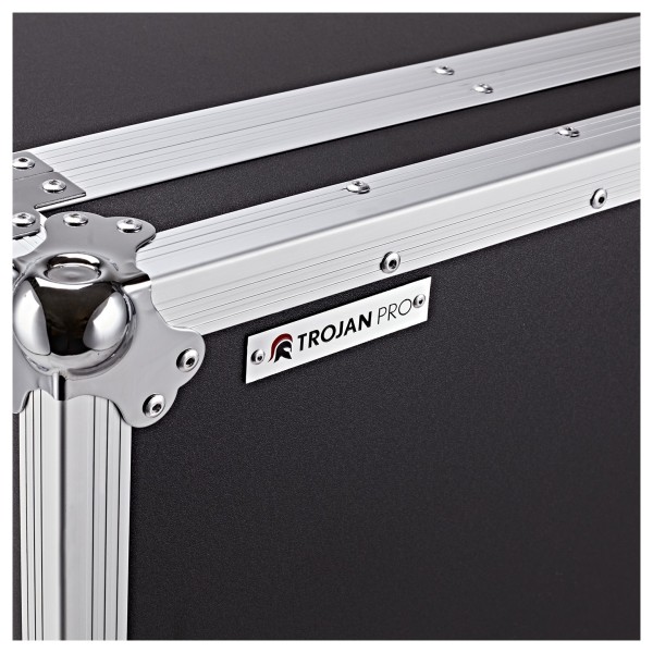 Trojan Pro 12U Heavy-Duty Wheeled Mixer Rack Flight Case