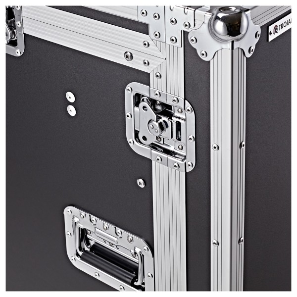 Trojan Pro 12U Heavy-Duty Wheeled Mixer Rack Flight Case