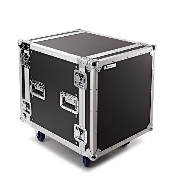 Trojan Pro 12U Heavy-Duty Wheeled Rack Flight Case