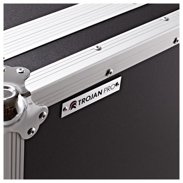 Trojan Pro 12U Heavy-Duty Wheeled Rack Flight Case