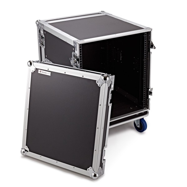 Trojan Pro 12U Heavy-Duty Wheeled Rack Flight Case