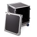 Trojan Pro 12U Heavy-Duty Wheeled Rack Flight Case