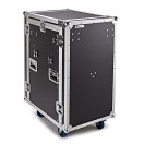 Trojan Pro 16U Heavy-Duty Pop-Up Mixer Rack Flight Case