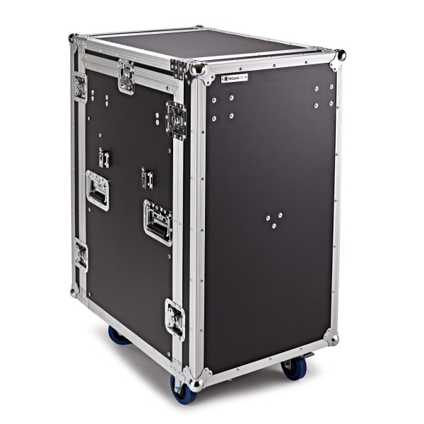 Trojan Pro 16U Heavy-Duty Pop-Up Mixer Rack Flight Case