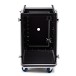 Trojan Pro 16U Heavy-Duty Wheeled Mixer Rack Flight Case