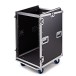 Trojan Pro 16U Heavy-Duty Wheeled Mixer Rack Flight Case