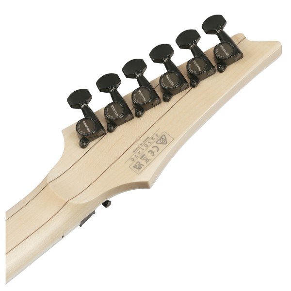 Ibanez 540PIII Genesis, Desert Sun Yellow - BACK OF HEADSTOCK