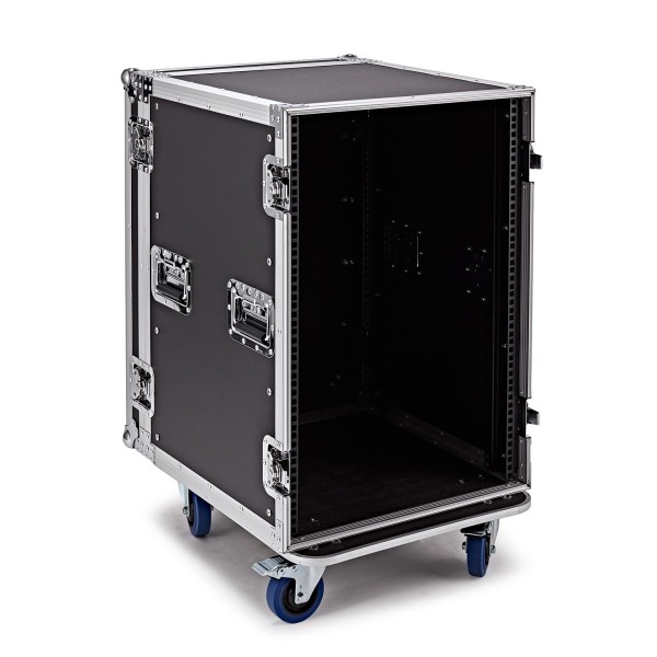Trojan Pro 16U Heavy-Duty Wheeled Rack Flight Case