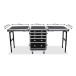 Trojan Pro 5-Drawer Dual Table Heavy-Duty Wheeled Flight Case