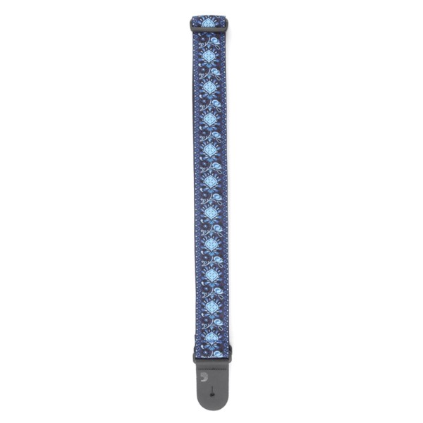 Daddario 2 Woven Guitar Strap Monterey 2 Blue Pattern Closeup