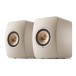 KEF LS50W MKII Wireless Speakers (Pair), Sand Shell - main 
