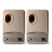 KEF LS50W MKII Wireless Speakers (Pair), Sand Shell - rear 