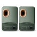 KEF LS50W MKII Wireless Speakers (Pair), Moss Green rear 