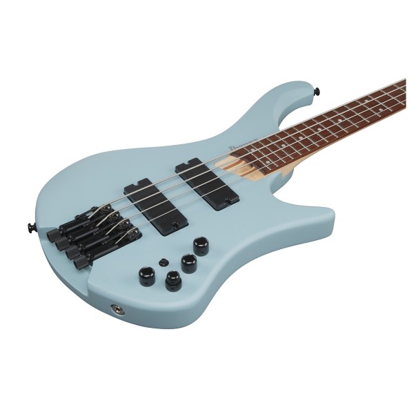 Ibanez EHB600, Purist Blue Matte - ANGLE SHOT OF FRONT