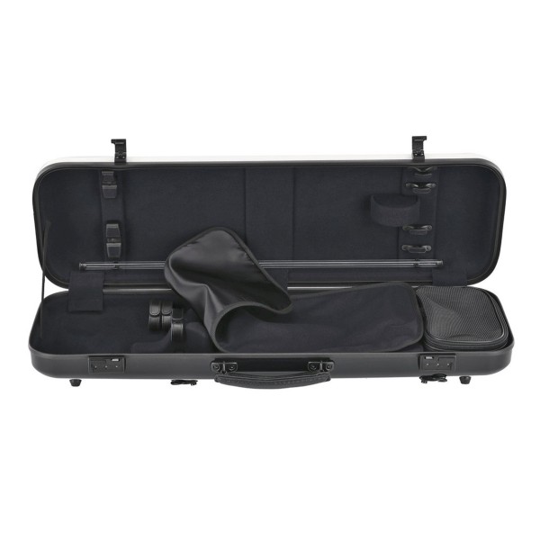 Gewa Air 2.1 Anniversary Oblong Violin Case, Black and White