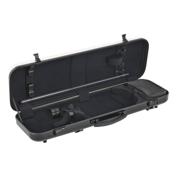 Gewa Air 2.1 Anniversary Oblong Violin Case, Black and White