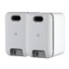 Q Acoustics Q Active 200 Wireless System Speakers & Hub, White - rear 