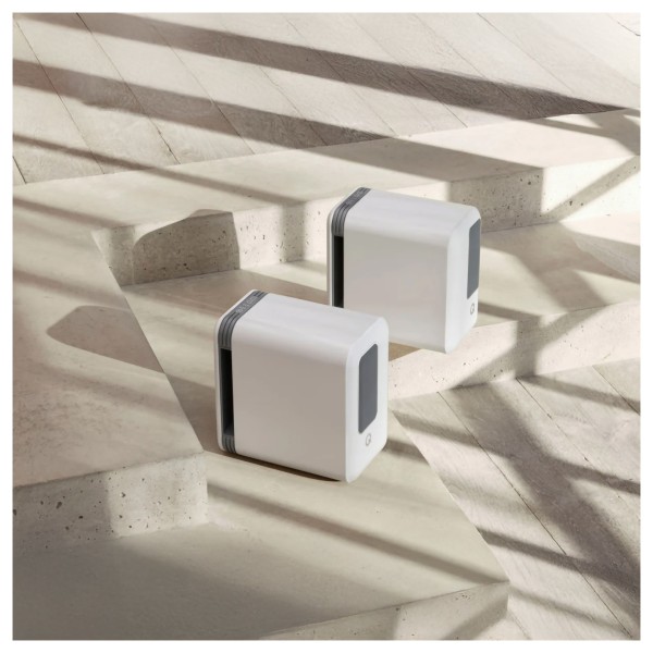 Q Acoustics Q Active 200 Wireless System Speakers & Hub, White - lifestyle 1 