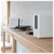 Q Acoustics Q Active 200 Wireless System Speakers & Hub, White - lifestyle - 2