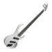 Ibanez BTB865MS, Transparent White Flat - ERGONOMIC CONTOUR