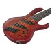 Ibanez BTB866MS, Brown Topaz Burst Flat - ANGLE SHOT OF FRONT
