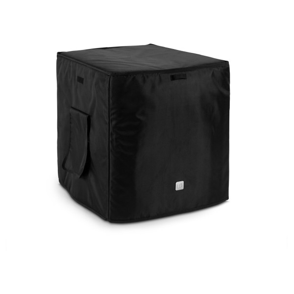 LD Systems Padded Protective Cover For DAVE 12 G4X Subwoofer Left Angle