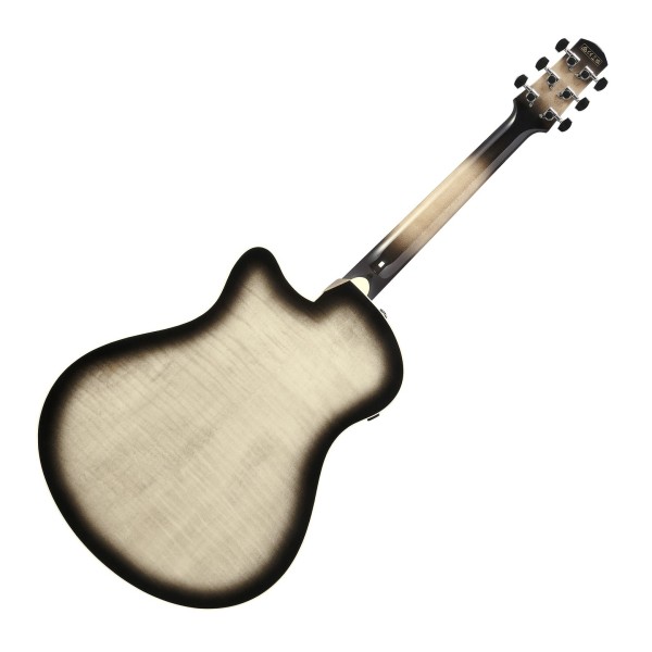 Ibanez AAM370M1CE, Transparent Panda High Gloss Finish - BACK
