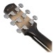 Ibanez AAM370M1CE, Transparent Panda High Gloss Finish - BACK OF HEADSTOCK
