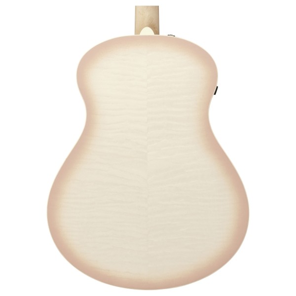 Ibanez AAM370M2E, Transparent Antique White Peach Fuzz Open Pore - BACK OF BODY