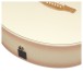 Ibanez AAM370M2E, Transparent Antique White Peach Fuzz Open Pore - BATTERY COMPARTMENT AND JACK SOCKET