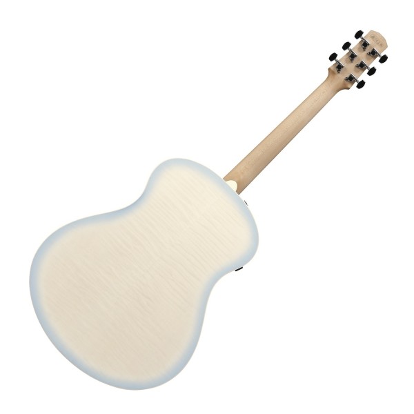 Ibanez AAM370M2E, Transparent Antique White Ice Blue Open Pore - BACK
