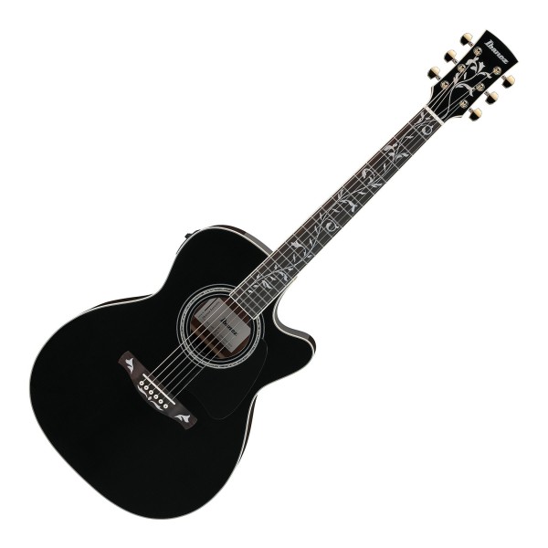 Ibanez AC391RCE, Black High Gloss Top, Natural High Gloss Back and Sides