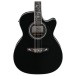 Ibanez AC391RCE, Black High Gloss Top, Natural High Gloss Back and Sides - FRONT OF BODY