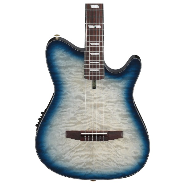 Ibanez FRH20QMN, Cosmic Blue Starburst Low Gloss - FRONT OF BODY