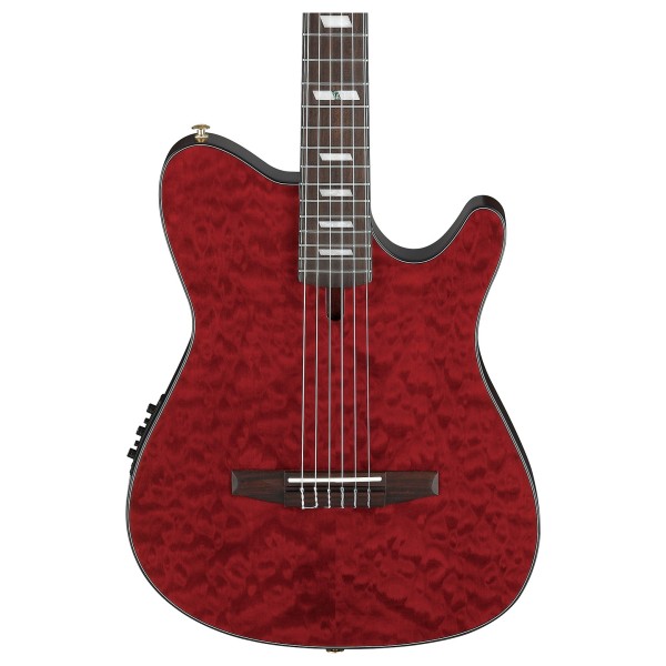Ibanez FRH20QMN, Wine Red Low Gloss - FRONT OF BODY