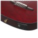 Ibanez FRH20QMN, Wine Red Low Gloss - JACK SOCKET AND BATTERY COMPARTMENT