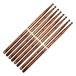 Promark Classic Forward 2B FireGrain Hickory Wood Tip, 4 Pair Value Bundle