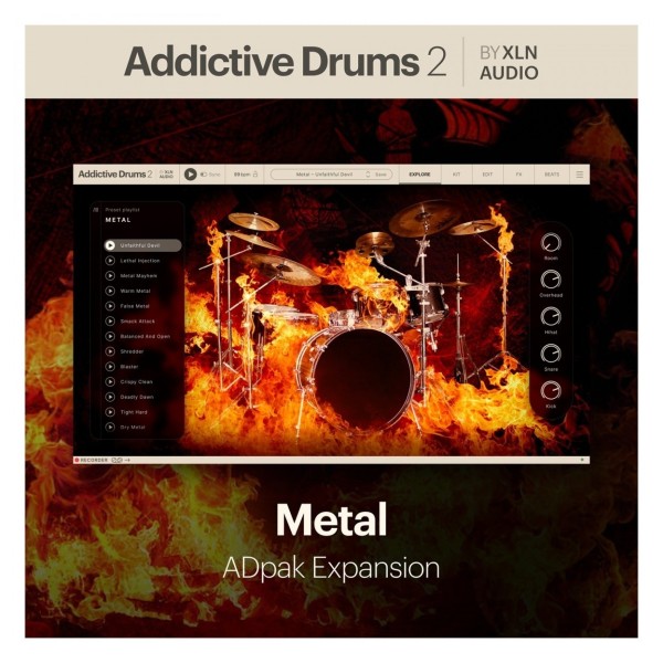 XLN Addictive Drums 2: Metal & Heavy Collection