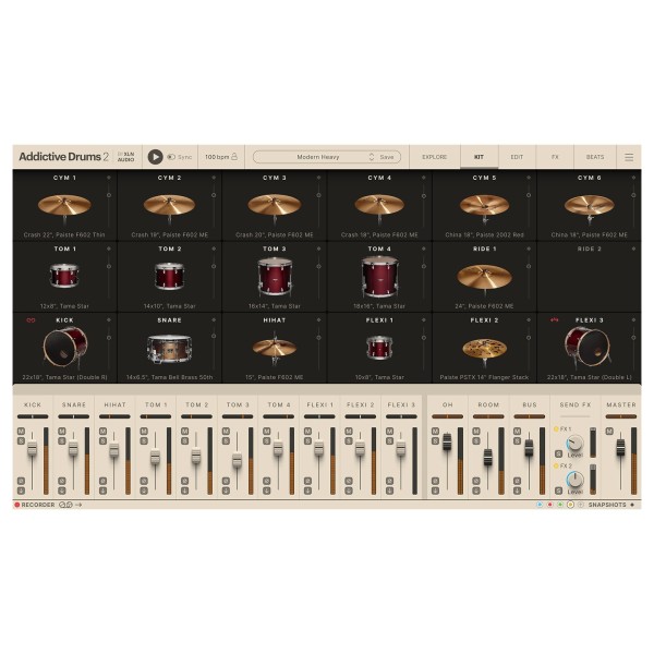 XLN Addictive Drums 2: Metal & Heavy Collection