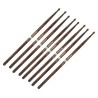 Promark Rebound 2B FireGrain Hickory Drumsticks Acorn Wood Tip, 4 Pair Value Bundle