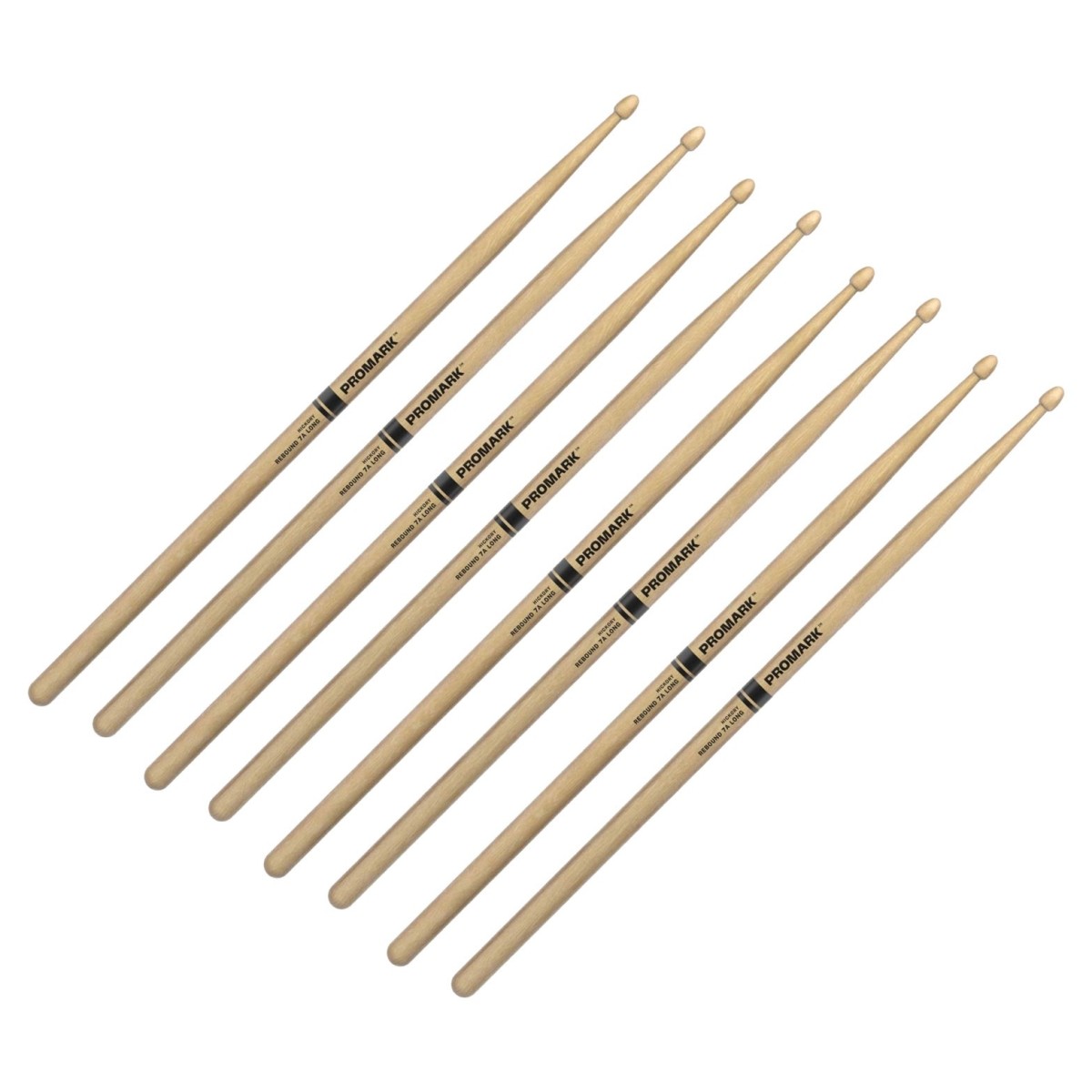 Click to view product details and reviews for Promark Rebound 7a Long Hickory Drumsticks Acorn Wood Tip 4 Pair Value Bundle.