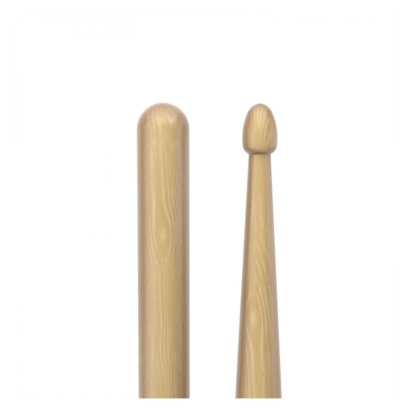 Promark Rebound 7A Long Hickory Drumsticks Acorn Wood Tip, 4 Pair Value Bundle