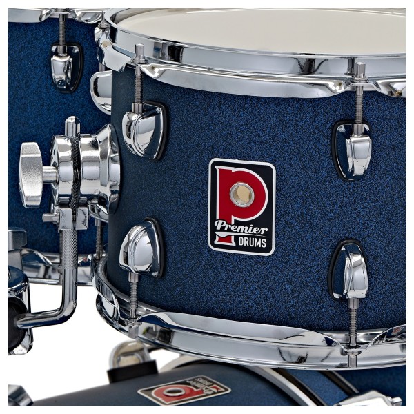 Premier Revolution 20” 5pc Low Volume Drum Kit Bundle, Blue Stardust