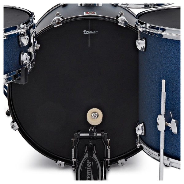 Premier Revolution 20” 5pc Low Volume Drum Kit Bundle, Red Sparkle