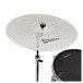 Premier Revolution 20” 5pc Low Volume Drum Kit Bundle, Red Sparkle
