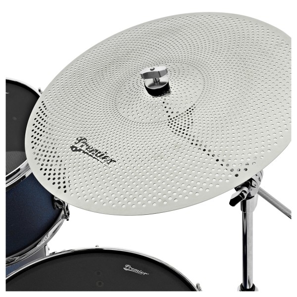 Premier Revolution 22” 5pc Low Volume Drum Kit Bundle, Blue Stardust
