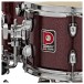 Premier Revolution 22” 5pc Low Volume Drum Kit Bundle, Red Sparkle