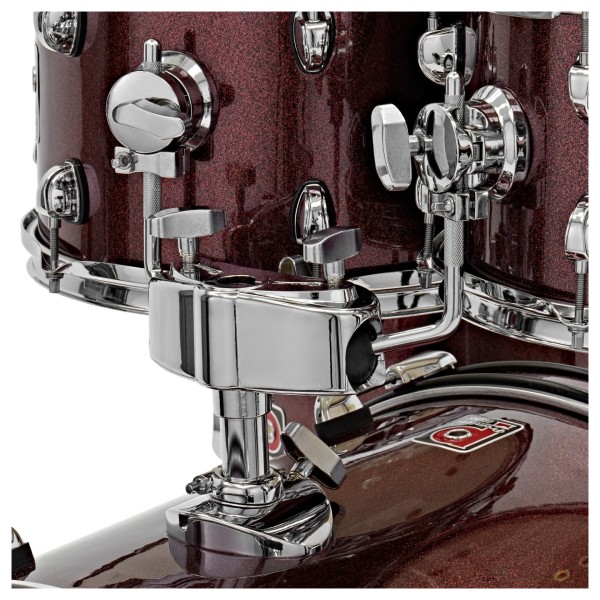 Premier Revolution 22” 5pc Low Volume Drum Kit Bundle, Red Sparkle
