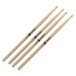 Promark Rebound 5B Hickory Drumsticks Acorn Wood Tip, 2 Pair Value Bundle